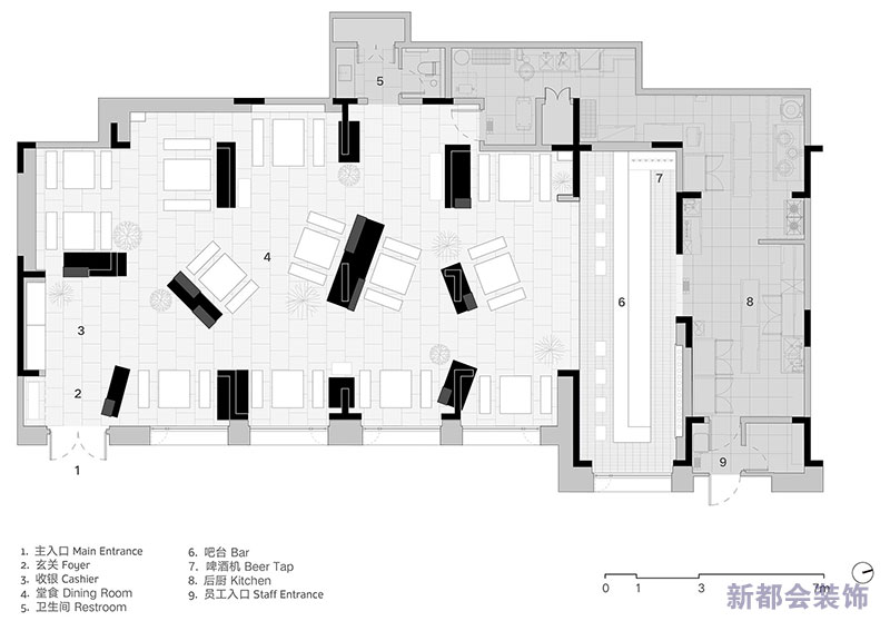 金生隆餐廳戶型