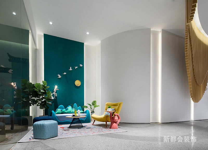 兒童圖書(shū)館，溫馨居家設(shè)計(jì)主題，讓每位兒童感受家的感覺(jué)