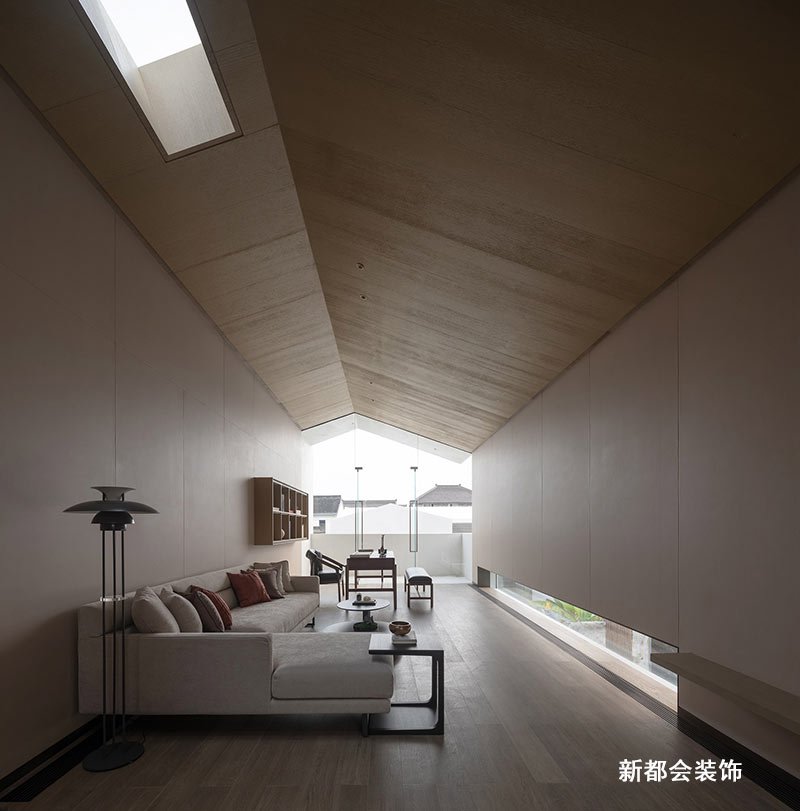 書房設計，簡單的裝飾讓整個空間看上去很有韻味