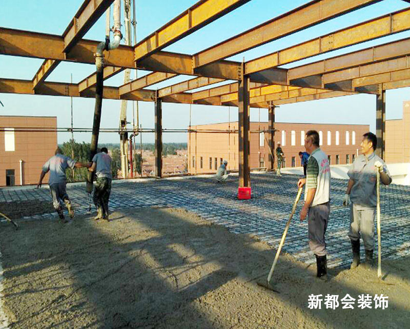 鋼結構施工現場拍攝