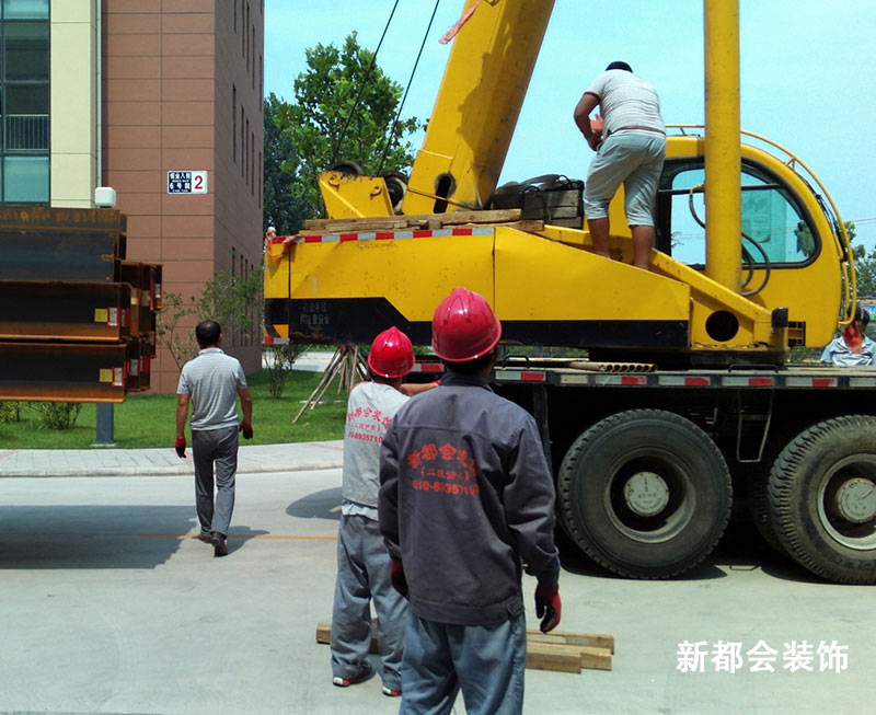 鋼結構施工現場拍攝