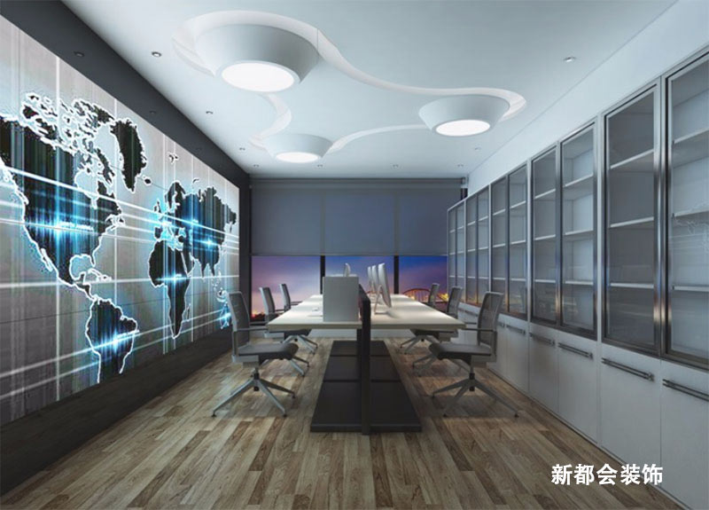 高科技公司會議室