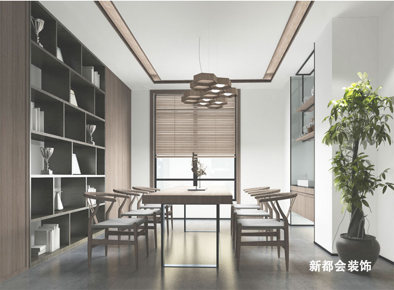 中式傳統式辦公室裝修風格