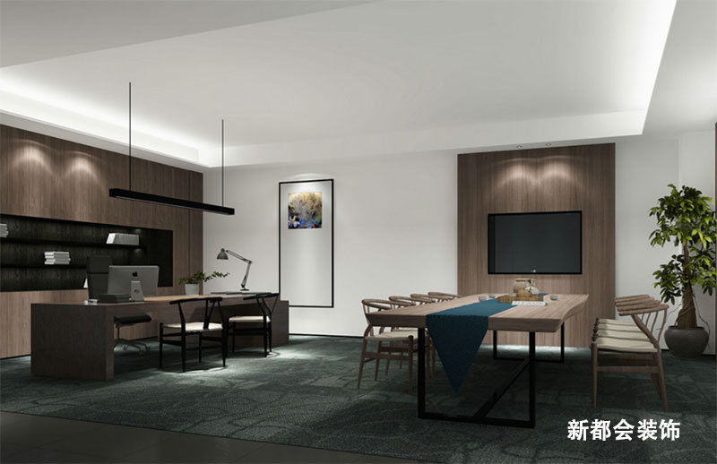 中式傳統式辦公室裝修風格