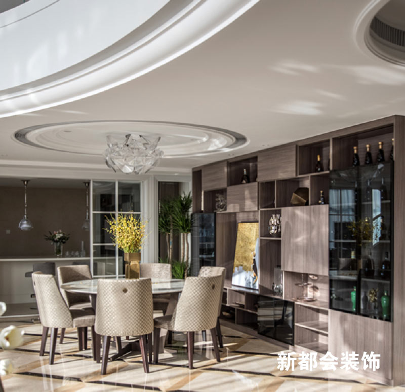 1200㎡簡歐風格設計別墅裝修案例