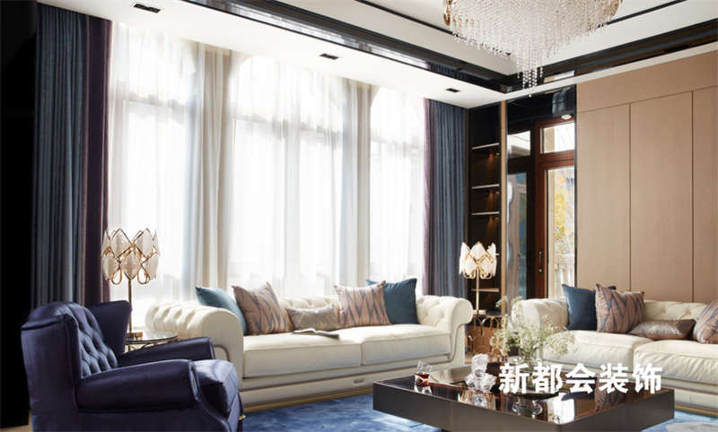 500㎡色彩創意別墅裝修