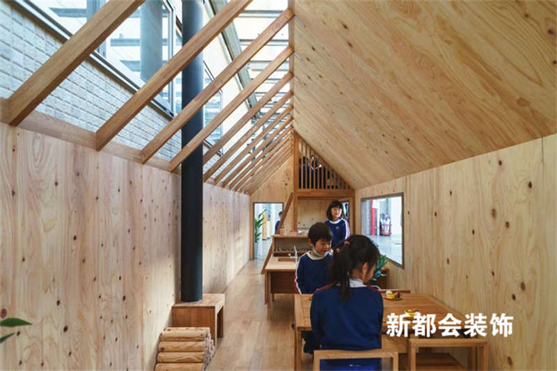 100㎡少兒教育機構裝修設計