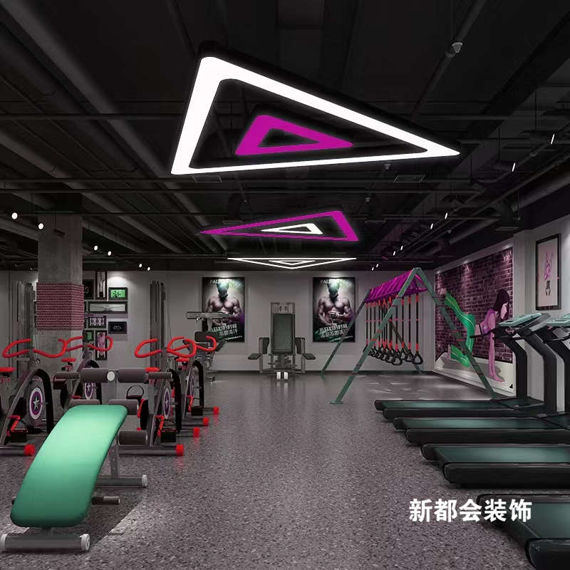 1000㎡健身中心裝修效果