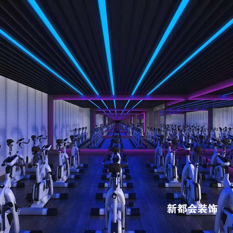 1000㎡健身中心裝修效果