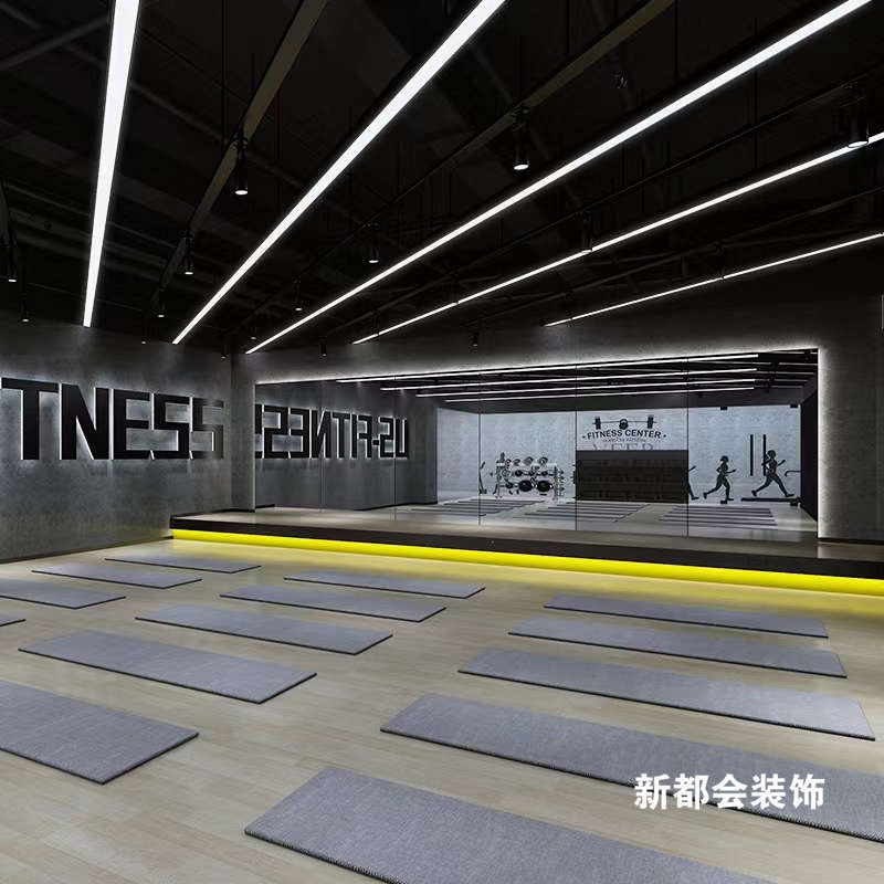 1000㎡健身中心裝修效果