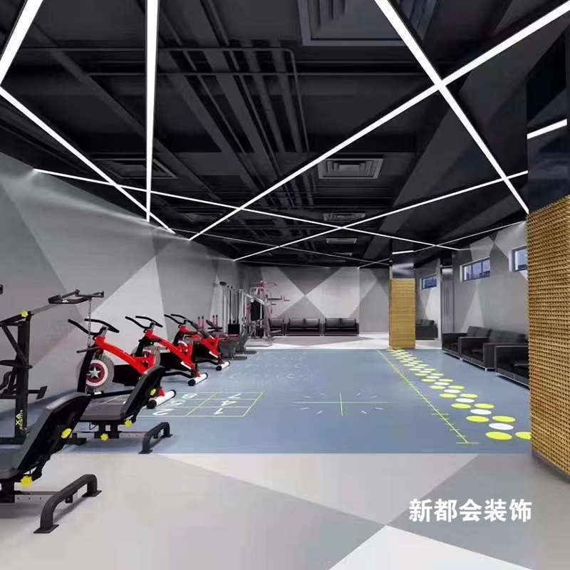 1000㎡健身中心裝修效果