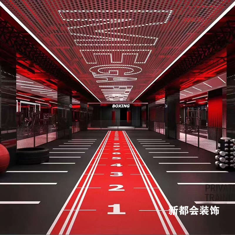 1000㎡健身中心裝修效果