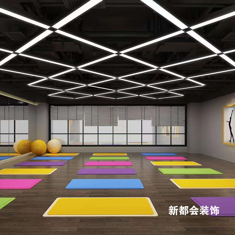 1000㎡健身中心裝修效果