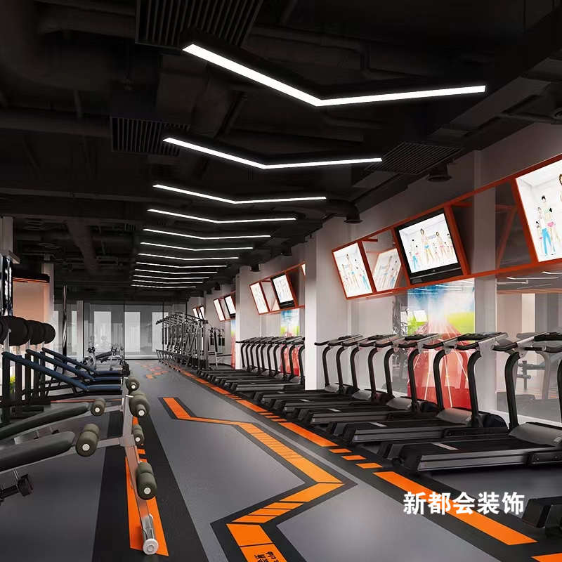 1000㎡健身中心裝修效果