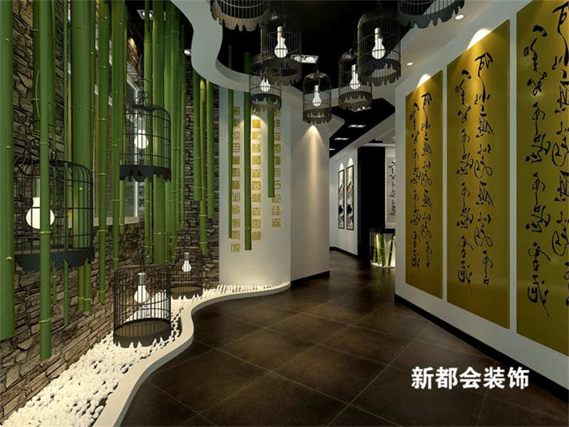 中式風格茶樓裝修設計