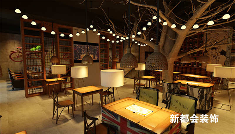 休閑網咖裝修設計