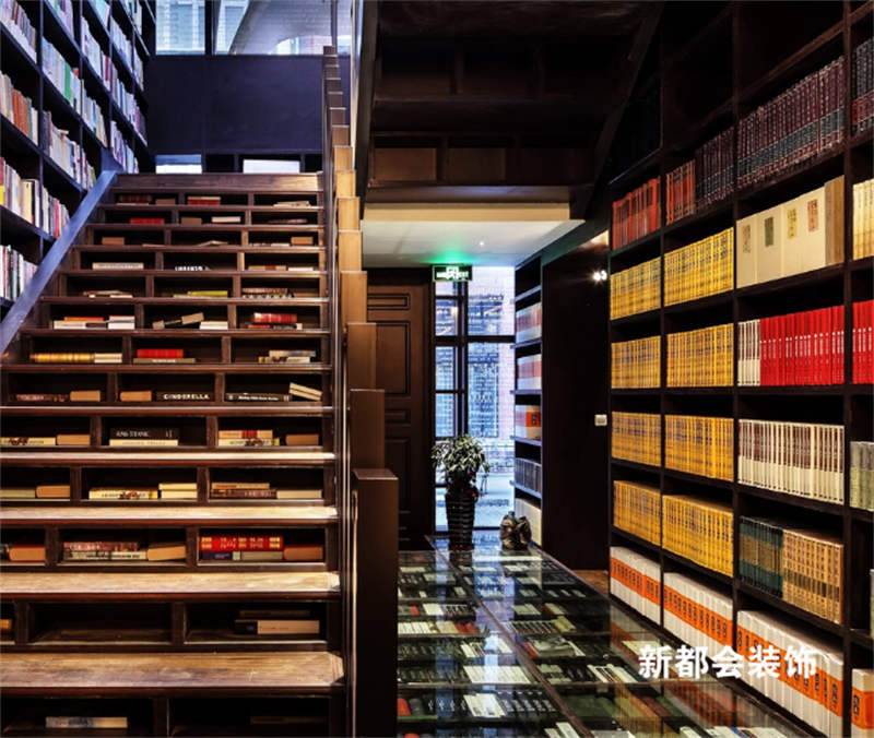 350㎡社區圖書館裝修設計