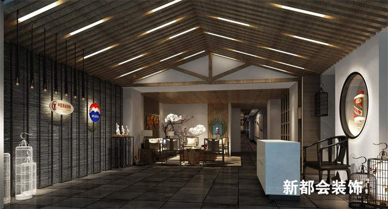 800㎡茅臺(tái)會(huì)所裝修設(shè)計(jì)