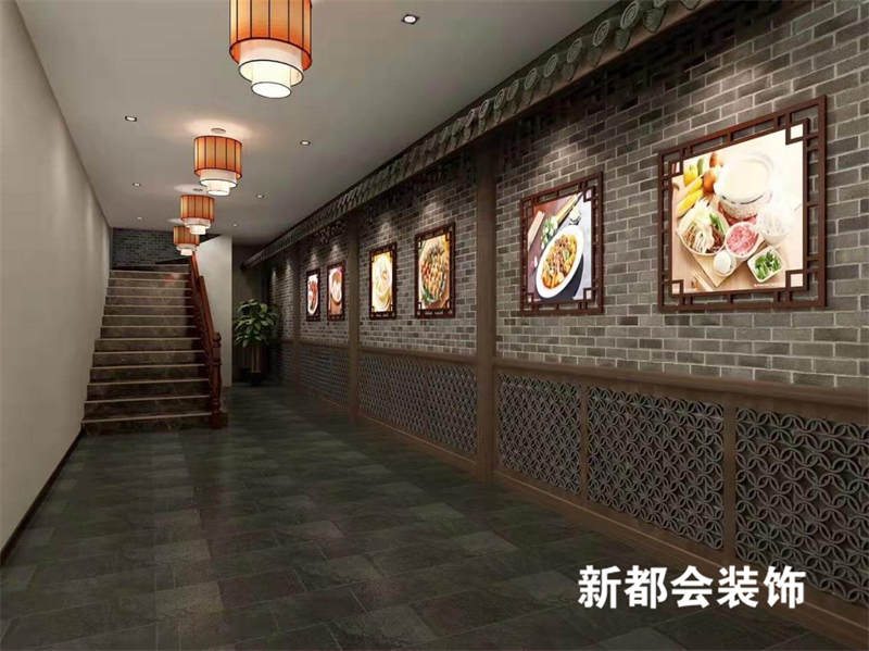 復(fù)古美食城裝飾設(shè)計