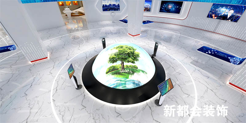 工商銀行智慧展廳裝飾設計