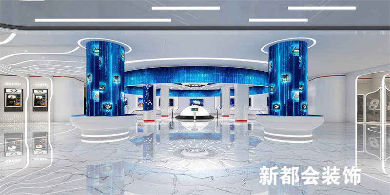 工商銀行智慧展廳裝飾設計