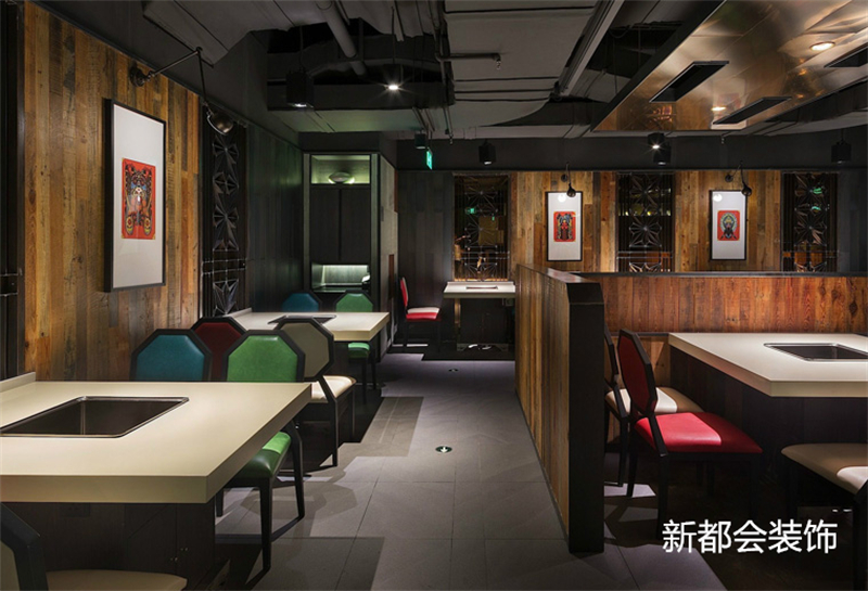 北京300平米火鍋店裝修設計