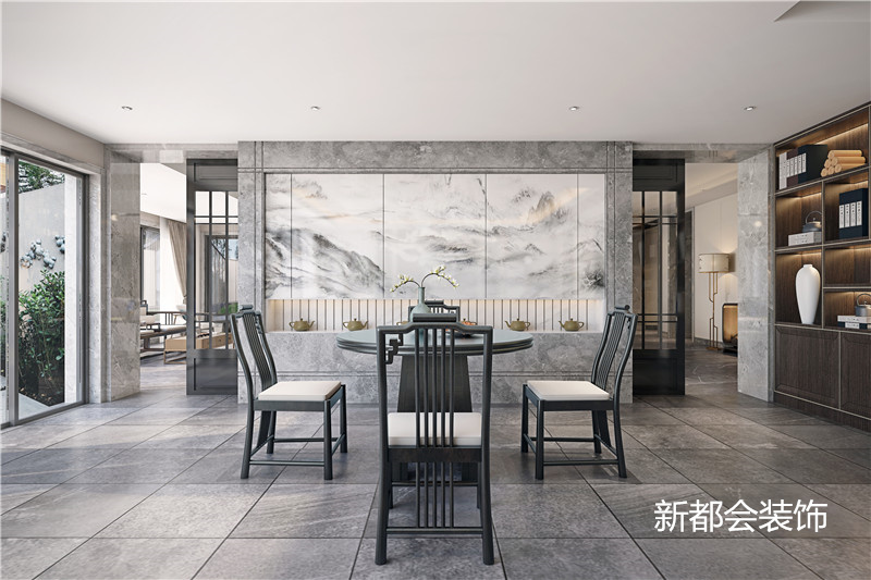 新中式風(fēng)格別墅裝飾設(shè)計