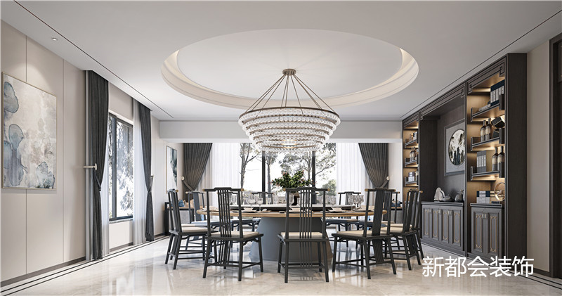 新中式風(fēng)格別墅裝飾設(shè)計