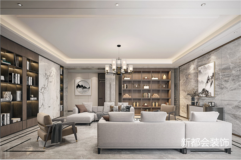 新中式風(fēng)格別墅裝飾設(shè)計