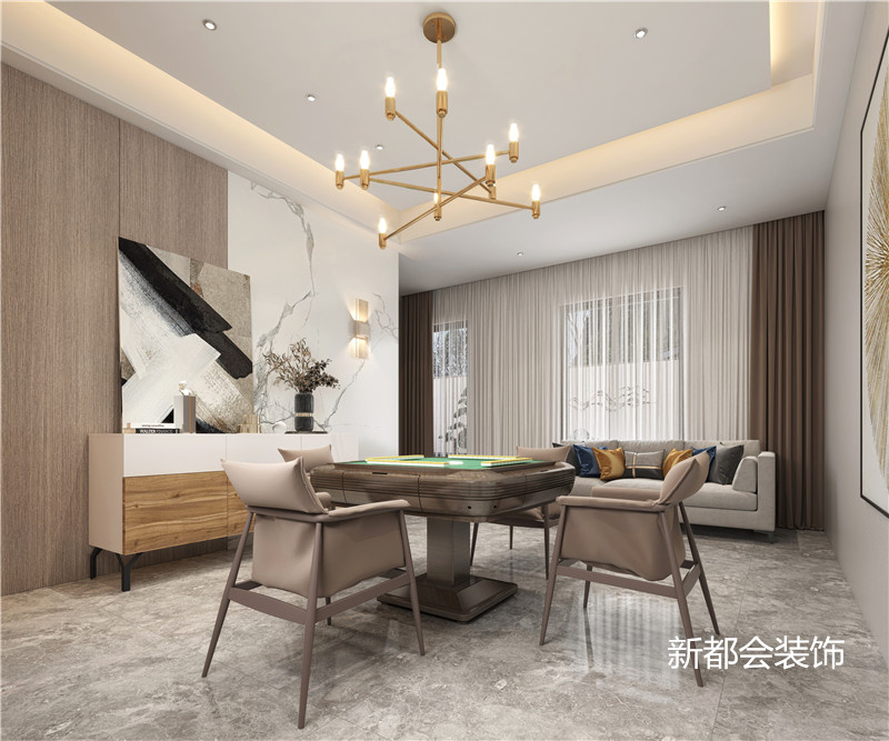 新中式風(fēng)格別墅裝飾設(shè)計